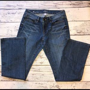 Loft curvy bootcut jeans size 8